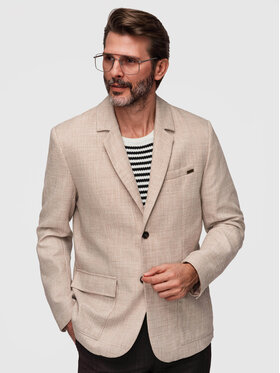 Ombre Ombre Sako M169 Hnědá Regular Fit