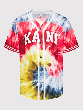 Karl Kani Karl Kani T-Shirt Serif Tie Dye Baseball 6033309 Bunt Regular Fit