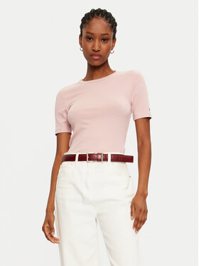 Tommy Hilfiger Tommy Hilfiger T-Shirt WW0WW43918 Rosa Slim Fit