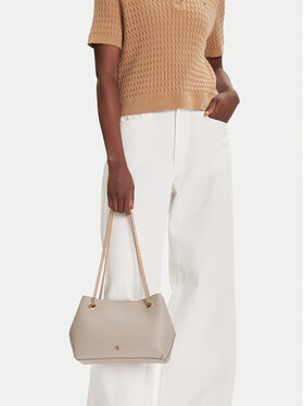 Calvin Klein Calvin Klein Дамска чанта Minimal Monogram Shoulde LV04F3205G Бежов