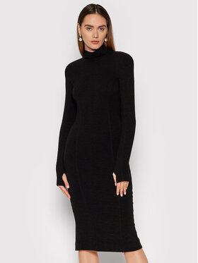 Remain Remain Rochie tricotată Zea RM872 Negru Slim Fit