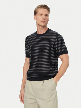 BOSS BOSS Тишърт H-Nalon 50560482 Тъмносин Regular Fit