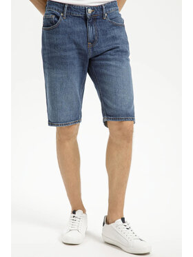 Cross Jeans Cross Jeans Szorty jeansowe A 565-824 Niebieski Regular Fit