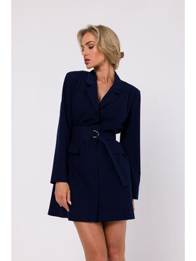 Made of Emotion Made of Emotion Každodenné šaty M749 Tmavomodrá Modern Fit
