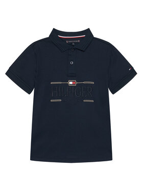 Tommy Hilfiger Tommy Hilfiger Polo majica Icons KB0KB10359 Mornarsko modra Regular Fit