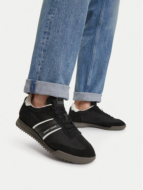 Tommy Jeans Tommy Jeans Sneakers Tjm Retro Runner Cleated Winter EM0EM01664 Schwarz