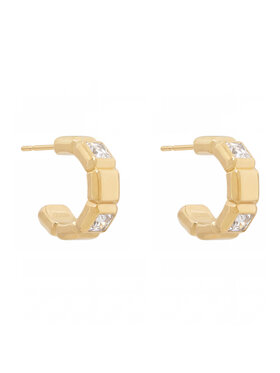 Guess Guess Обици JUBE06 183JW Златист