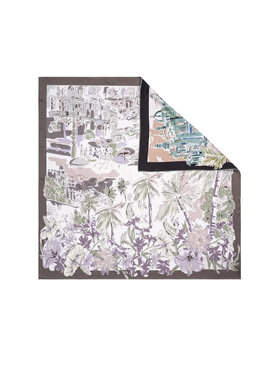 ALLORA BE UNIQUE ALLORA BE UNIQUE Foulard 100% silk Verde