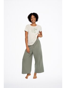 Esotiq Esotiq Piżama 41252-01X Biały Loose Leg