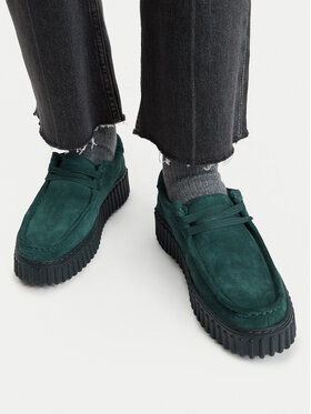 Clarks Clarks Обувки Torhill Bee 26327769 Зелен