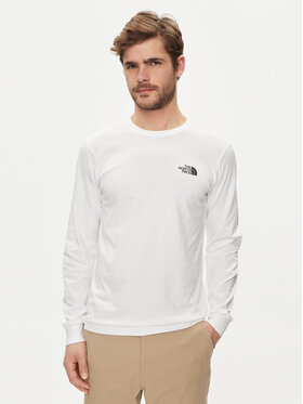 The North Face The North Face Longsleeve Redbox NF0A87NN Weiß Regular Fit