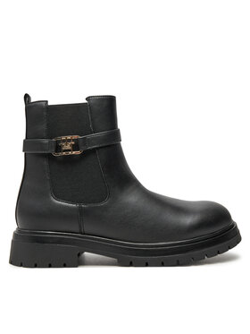 Tommy Hilfiger Tommy Hilfiger Botki Chelsea Boot T3A5-33572-1351 S Czarny