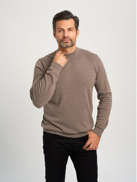 Willsoor Willsoor Sweter 71416 Brązowy Regular Fit