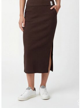 PITBULL PITBULL Spódnica midi LAYLA Srebrny ciemny Slim Fit