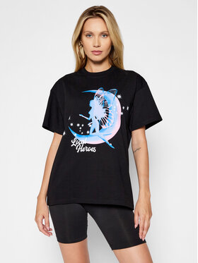 Local Heroes Local Heroes Marškinėliai Magic Heaven AW21T0001 Juoda Oversize