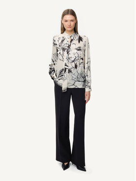KMX Studio KMX Studio Bluzka 504780009 Écru Straight Fit
