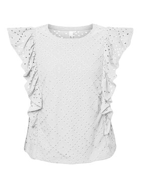 Pieces KIDS Pieces KIDS Top 17140415 Biela Slim Fit