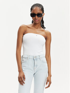 Tommy Jeans Tommy Jeans Top Essential DW0DW17989 Bela Slim Fit