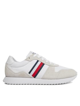 Tommy Hilfiger Tommy Hilfiger Sneakersy Runner Evo Mix Ess FM0FM04886 Biały