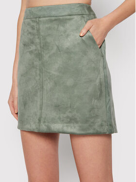 Vero Moda Vero Moda Spódnica mini Donnadina 10210430 Zielony Regular Fit