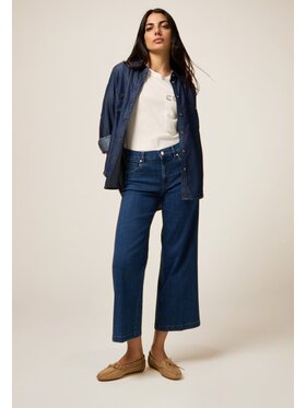 Oltre Oltre Jeans P590R008644N034 Blu Baggy Fit