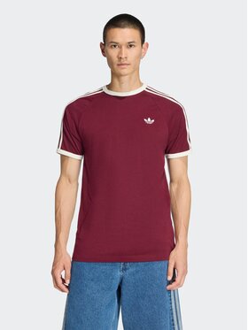 adidas adidas T-Shirt 3-Stripes Czerwony Regular Fit