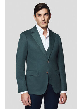 Lancerto Lancerto Marynarka Macomer MA131125000003 Zielony Slim Fit