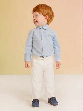 Abel & Lula Abel & Lula Pantaloni din material 5226 Alb Regular Fit