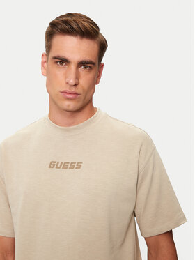 Guess T-shirt Z4BI00 KCE21 Bež Regular Fit