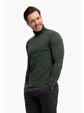 Volcano Volcano Sweter S-MAX Zielony Regular Fit