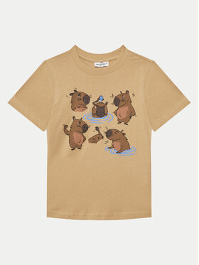 Coccodrillo Coccodrillo T-Shirt WC5143225VBA Beżowy Regular Fit
