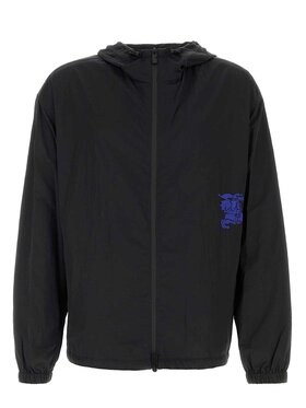 Burberry Burberry Μπουφάν αδιάβροχο 8086714 Μαύρο Regular Fit