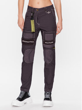 Aeronautica Militare Aeronautica Militare Pantaloni din material 231PA1532DCT2987 Gri Regular Fit