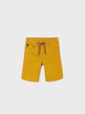 Mayoral Mayoral Pantaloncini di tessuto 6253 Giallo