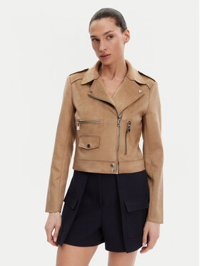 Morgan Morgan Яке от имитация на кожа 241-GOUSMI Бежов Regular Fit