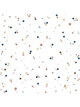 Dekornik Dekornik Tapeta SIMPLE dots minimini Biały