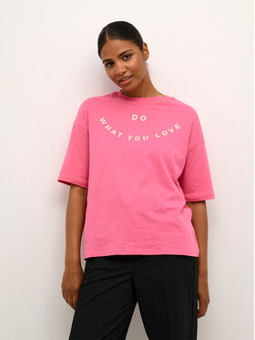 Kaffe Kaffe Тишърт Sonna 10507645 Розов Regular Fit