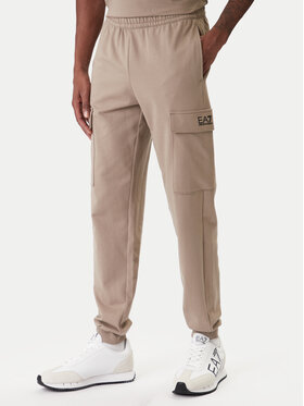EA7 Emporio Armani EA7 Emporio Armani Spodnie dresowe 8NPP67 PJVRZ U6167 Beżowy Regular Fit