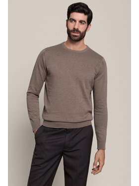 Lancerto Lancerto Sweter Christopher SW073226000036 Beżowy Regular Fit
