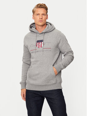 Gant Gant Bluză Archive Shield 2047082 Gri Regular Fit