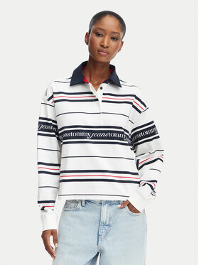Tommy Jeans Tommy Jeans Polo särk DW0DW23145 Valge Regular Fit