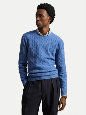 Polo Ralph Lauren Polo Ralph Lauren Sweter 710876762504 Niebieski jasny Regular Fit