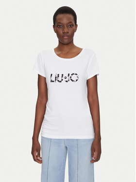 Liu Jo Beachwear Liu Jo Beachwear T-shirt VA5156 JS360 Bijela Regular Fit