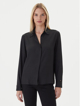 Tommy Hilfiger Tommy Hilfiger Πουκάμισο WW0WW46597 Μαύρο Regular Fit
