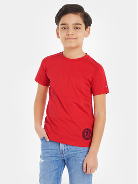 Tommy Hilfiger Tommy Hilfiger T-Shirt KB0KB08544 Czerwony Regular Fit