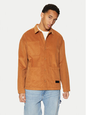 DC DC Πουκάμισο Juncture ADYWT03110 Καφέ Boxy Fit