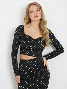 Guess Guess Top 158857 Czarny Classic Fit