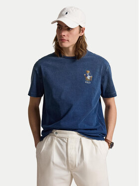 Polo Ralph Lauren Polo Ralph Lauren Majica 710B18560001 Mornarsko modra Classic Fit