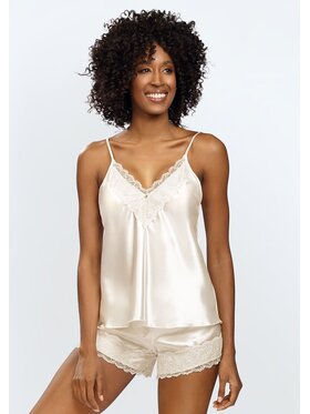 DKaren Lingerie DKaren Lingerie Komplet bielizny hawa Écru Classic Fit