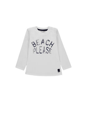 Kanz Kanz Bluzka 1916921-1000 Biały Basic Fit
